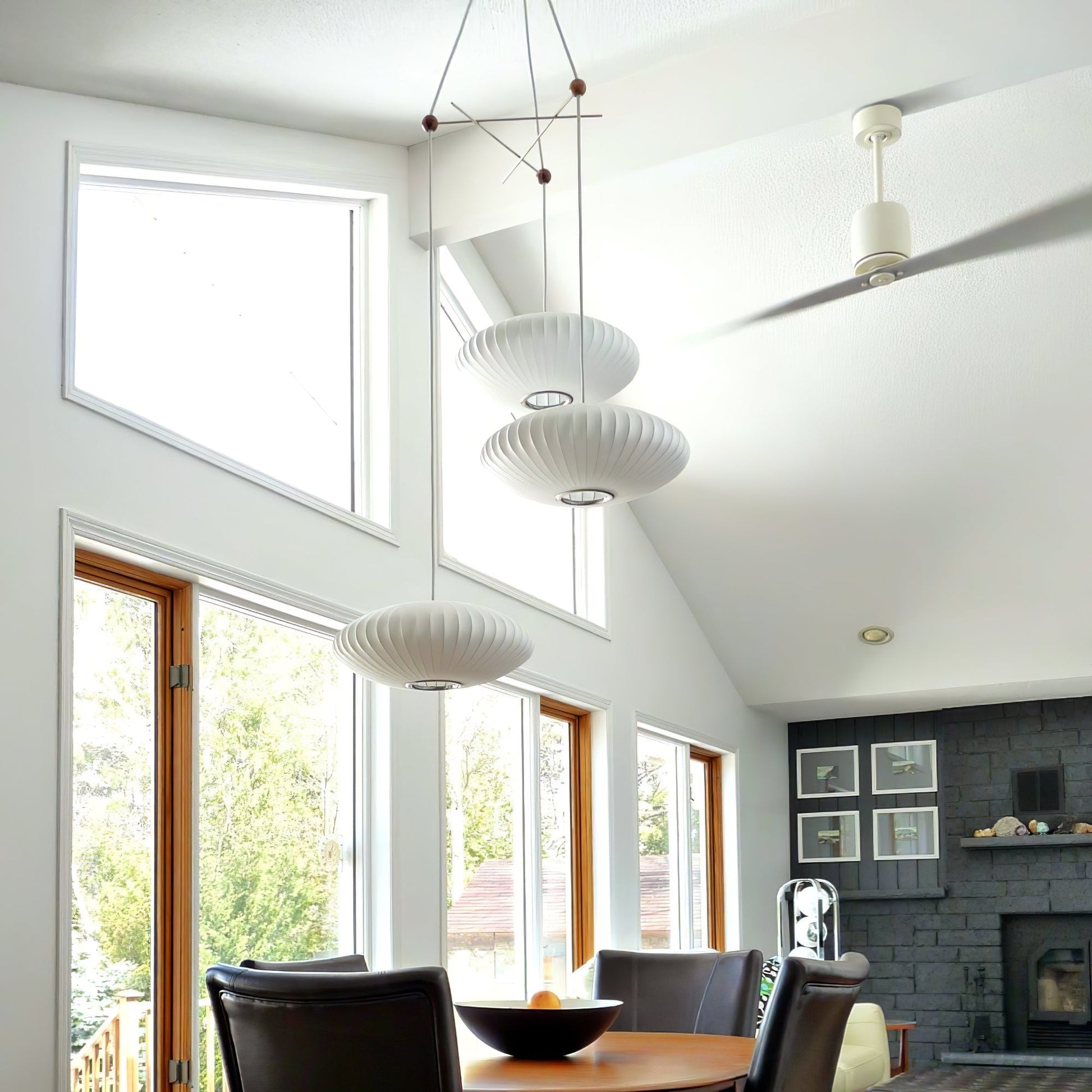 Fisoren Modern Silk Pendant Lamp-Neutral Decor