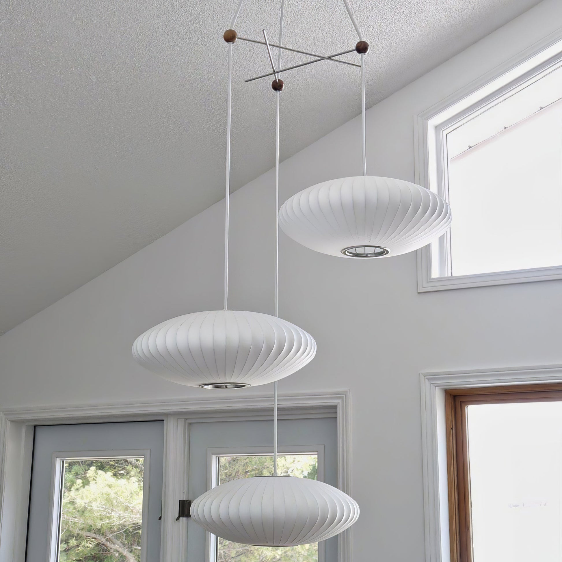 Fisoren Modern Silk Pendant Lamp-Neutral Decor