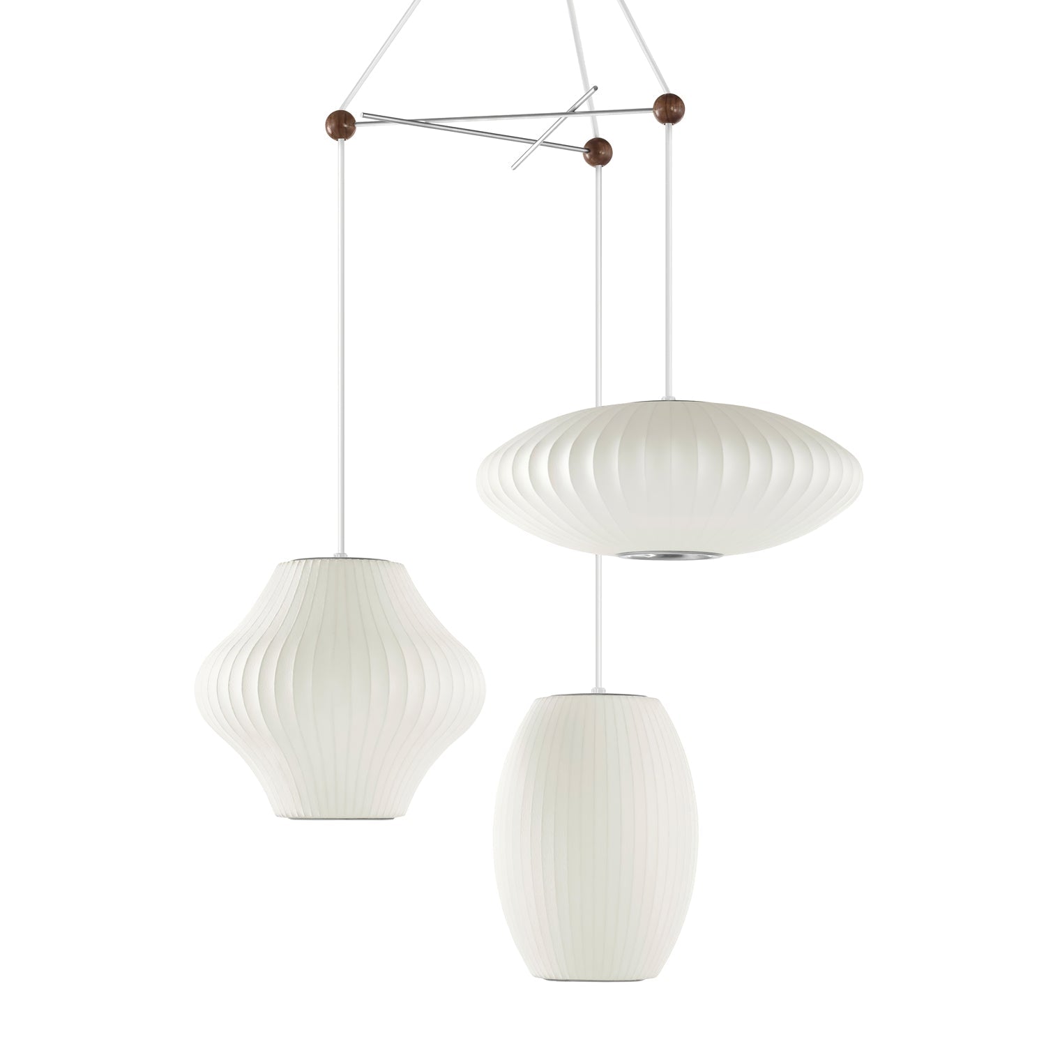 Fisoren Modern Silk Pendant Lamp-Neutral Decor