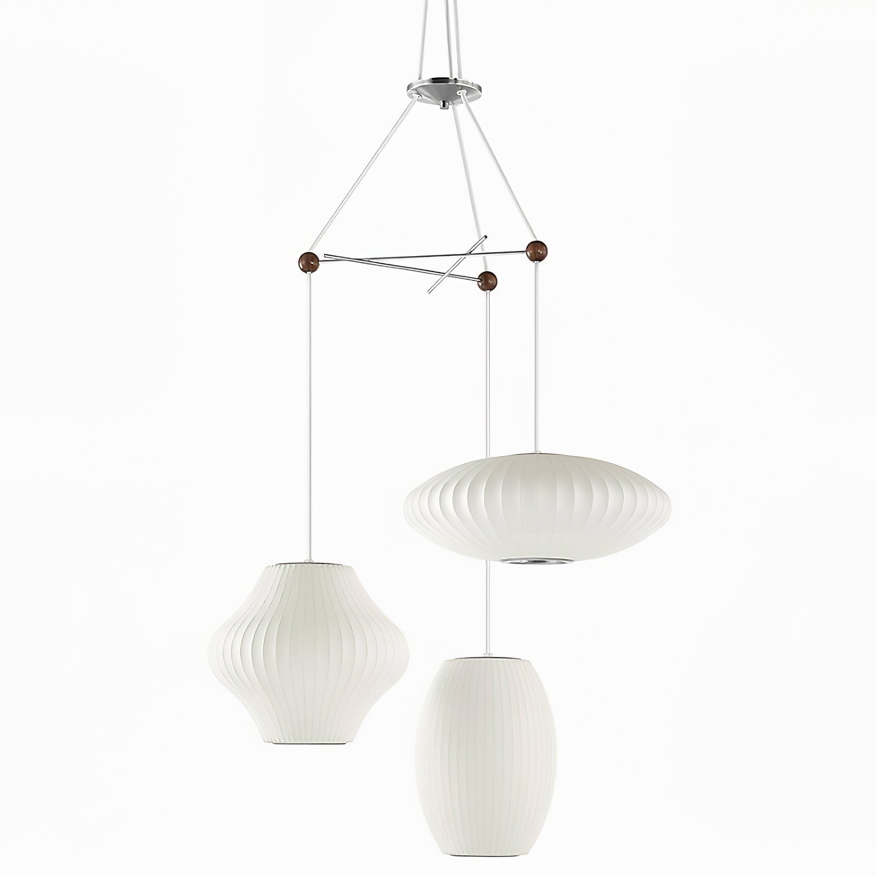 Fisoren Modern Silk Pendant Lamp-Neutral Decor