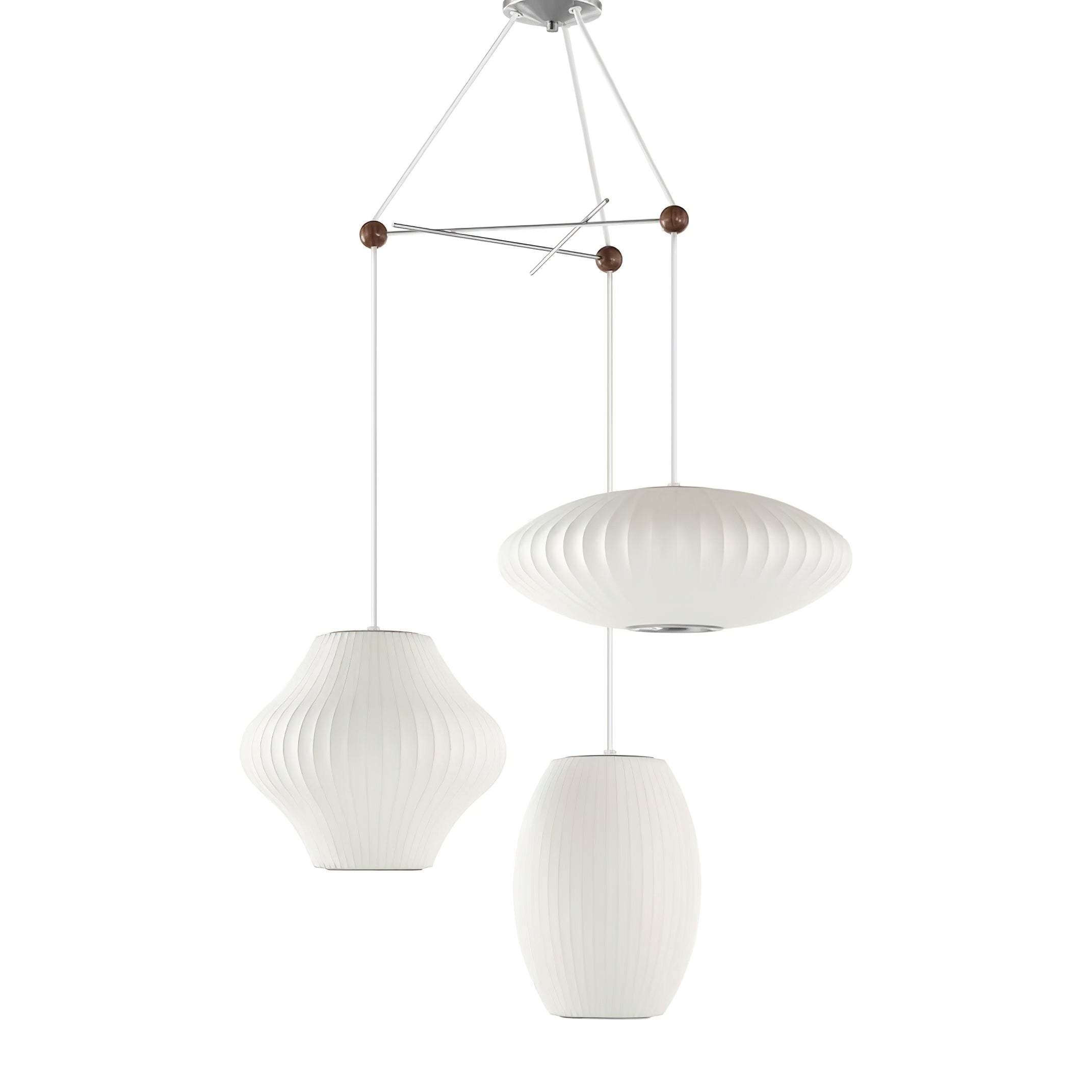 Fisoren Modern Silk Pendant Lamp-Neutral Decor