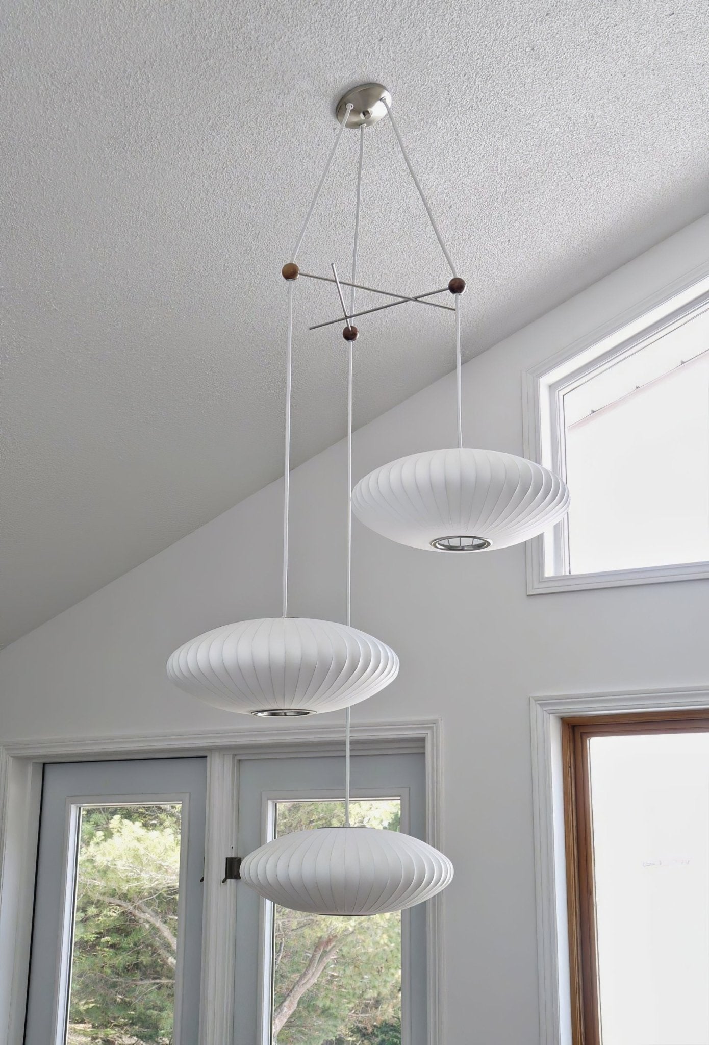 Fisoren Modern Silk Pendant Lamp-Neutral Decor