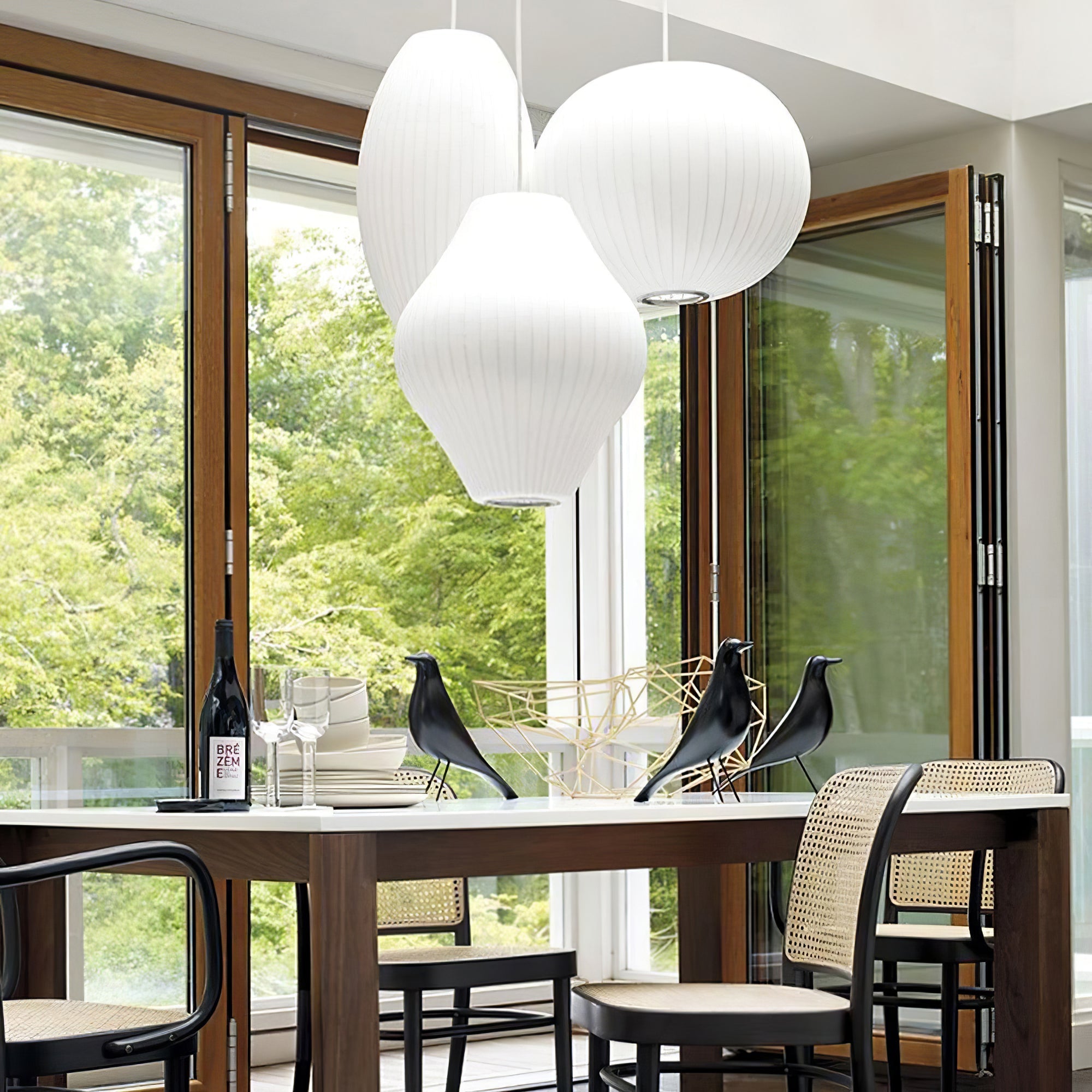 Fisoren Modern Silk Pendant Lamp-Neutral Decor