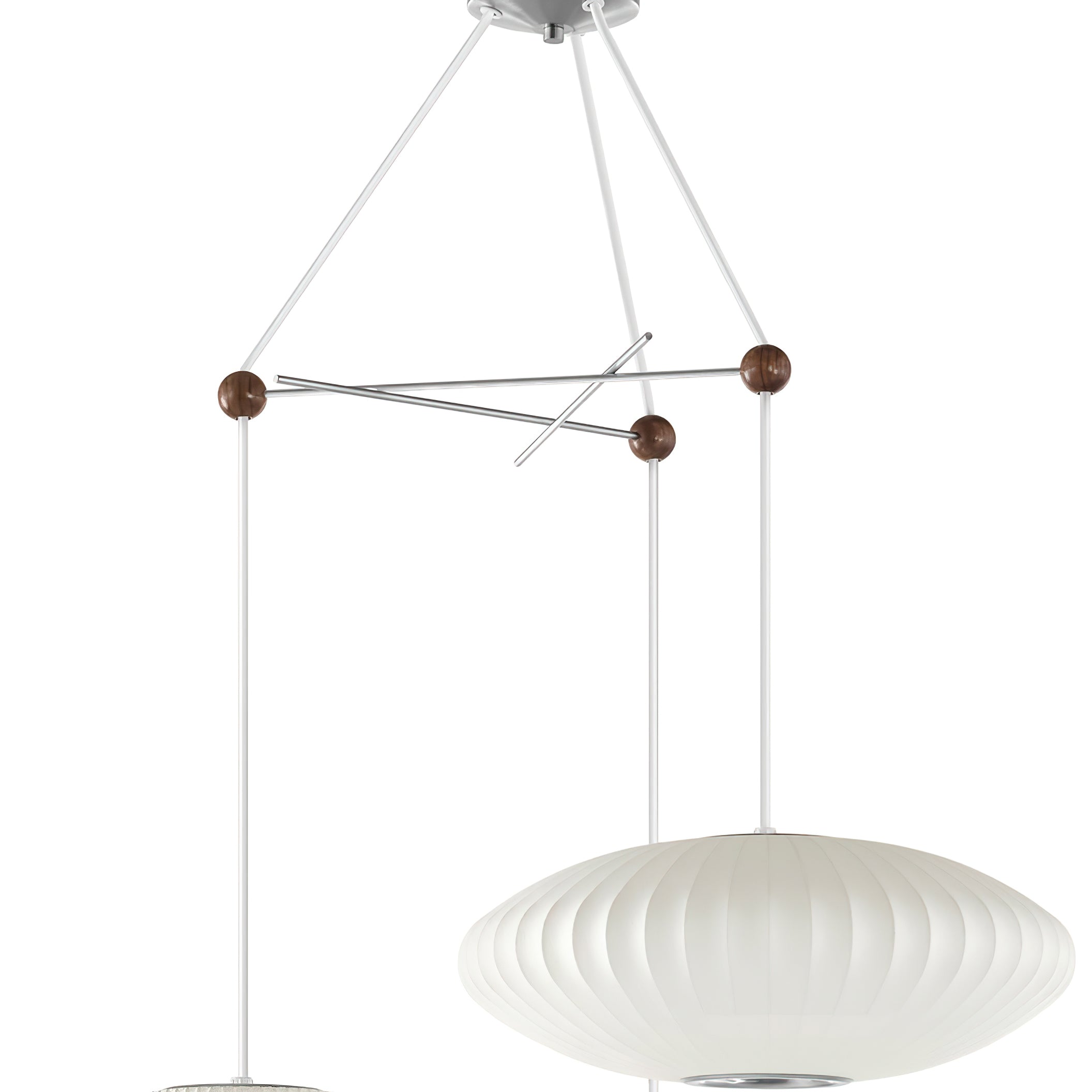 Fisoren Modern Silk Pendant Lamp-Neutral Decor