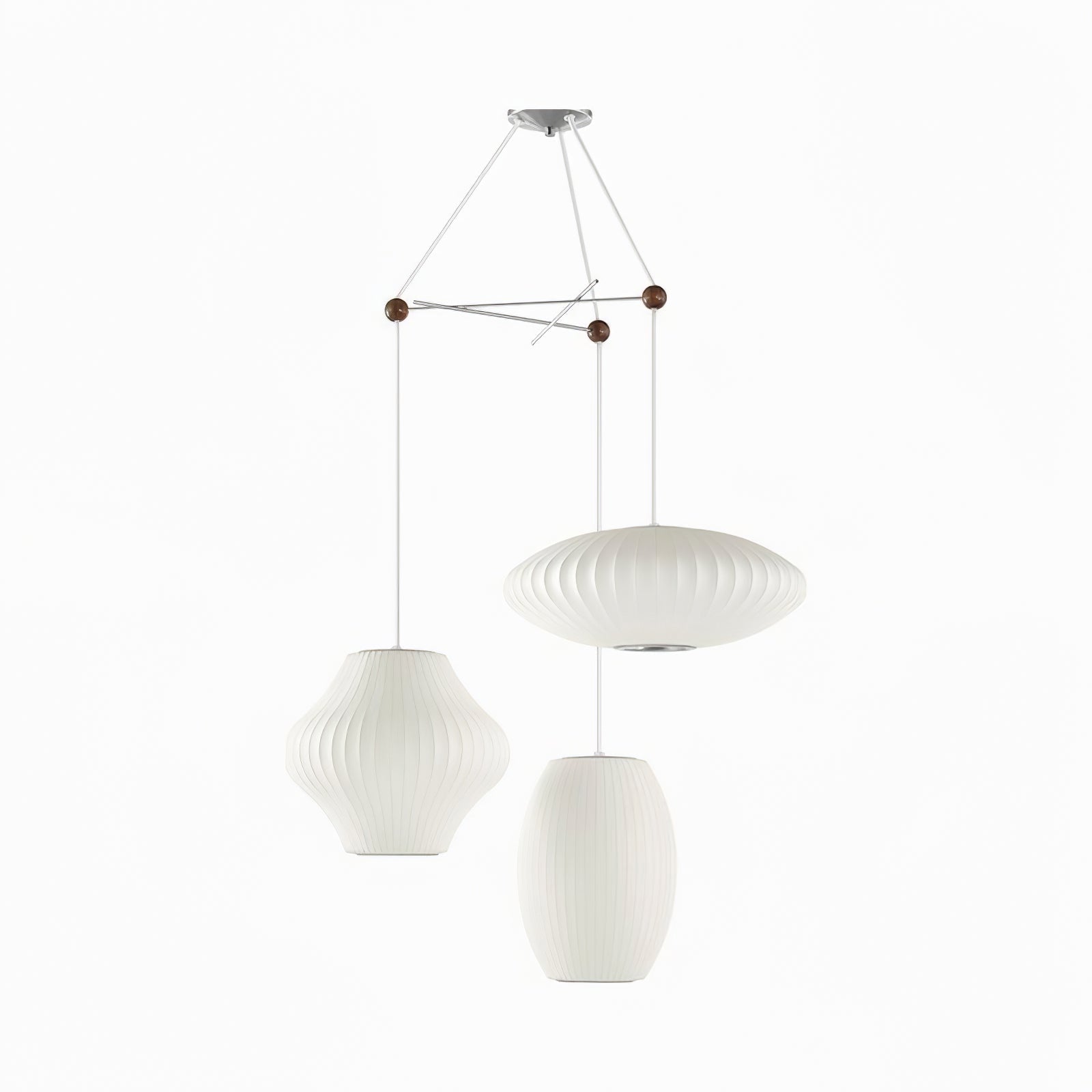 Fisoren Modern Silk Pendant Lamp-Neutral Decor