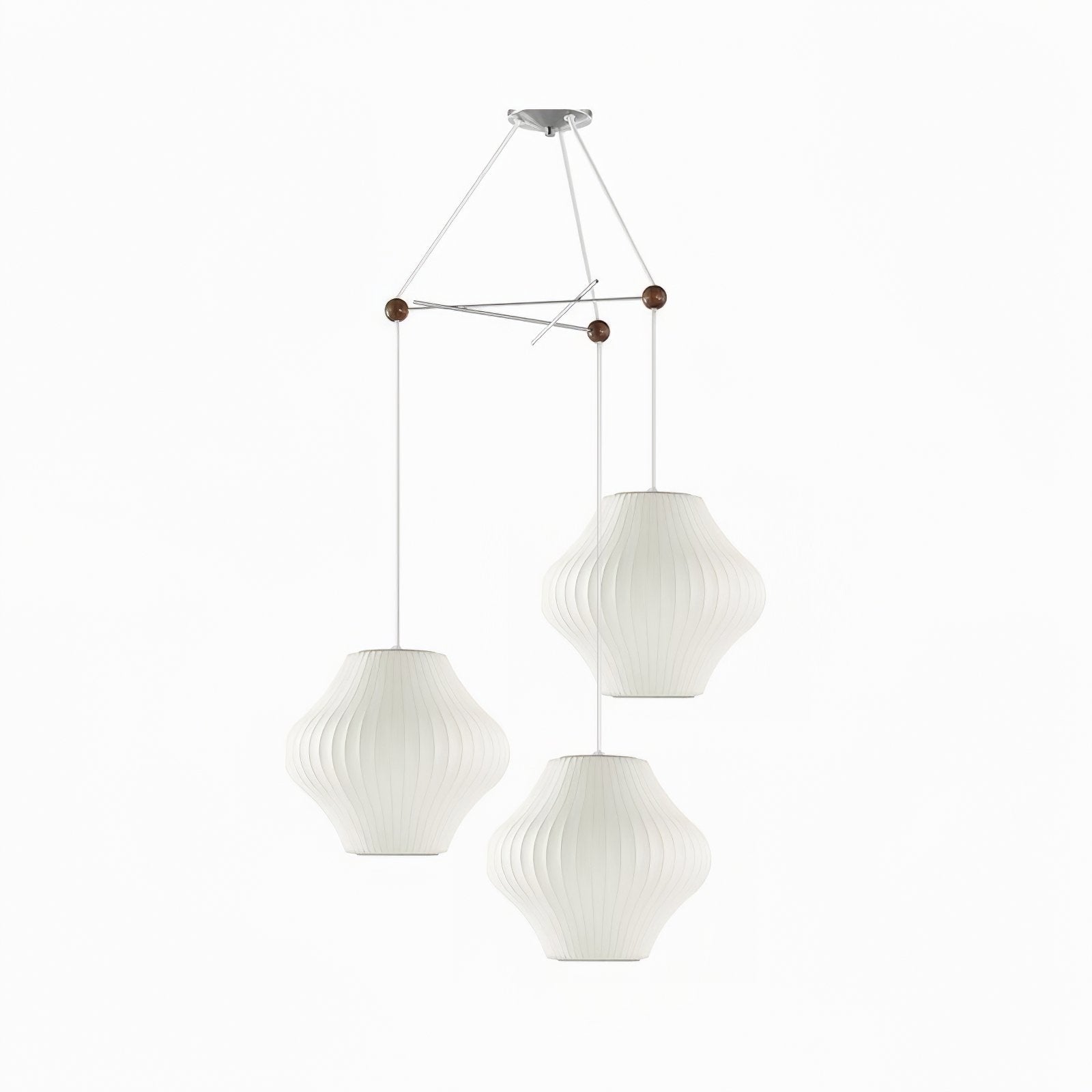 Fisoren Modern Silk Pendant Lamp-Neutral Decor