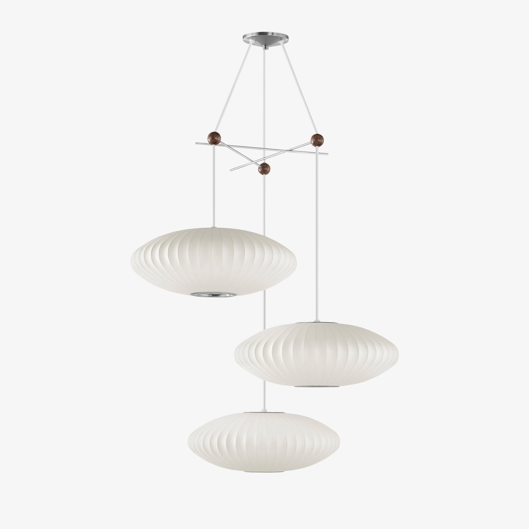 Fisoren Modern Silk Pendant Lamp-Neutral Decor