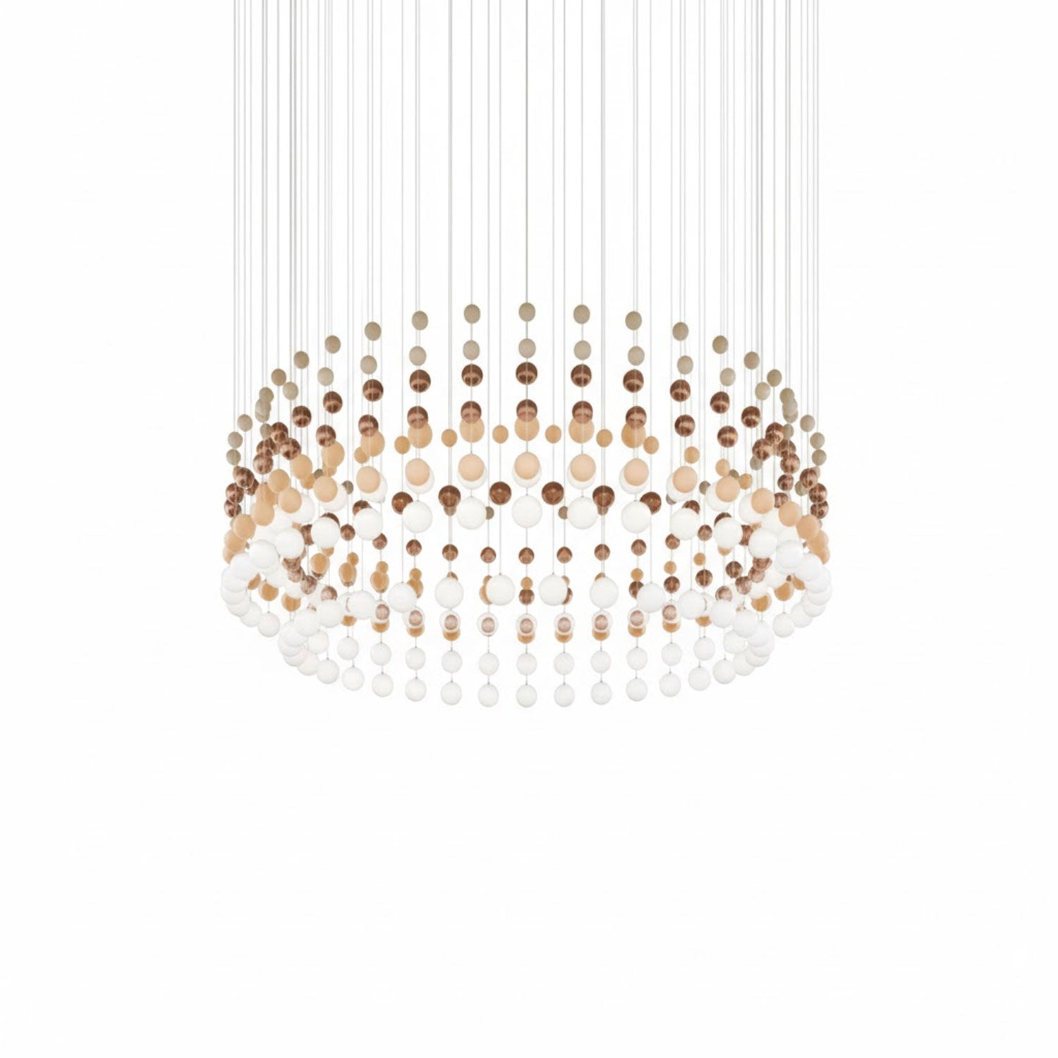 Pearl Curtain Customize Chandelier-Neutral Decor
