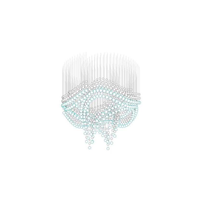 Pearl Curtain Customize Chandelier-Neutral Decor