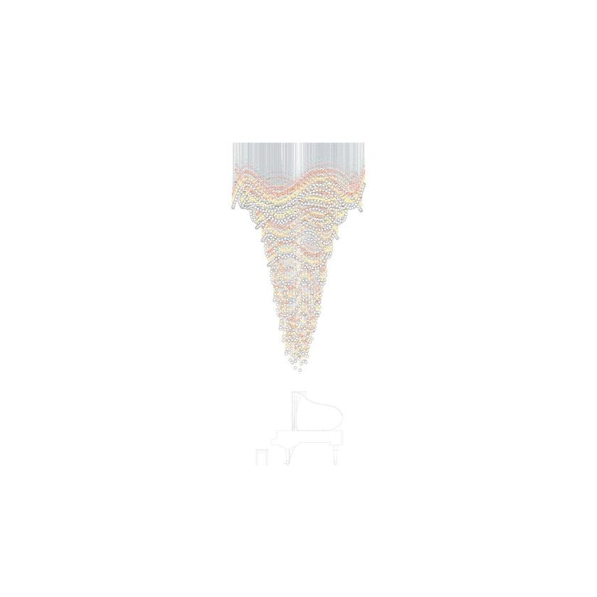 Pearl Curtain Customize Chandelier-Neutral Decor