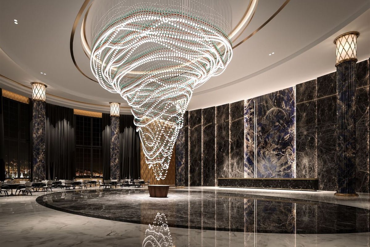 Pearl Curtain Customize Chandelier-Neutral Decor