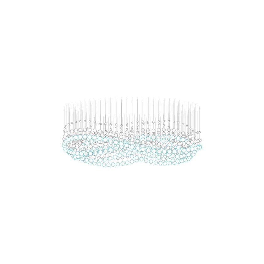 Pearl Curtain Customize Chandelier-Neutral Decor
