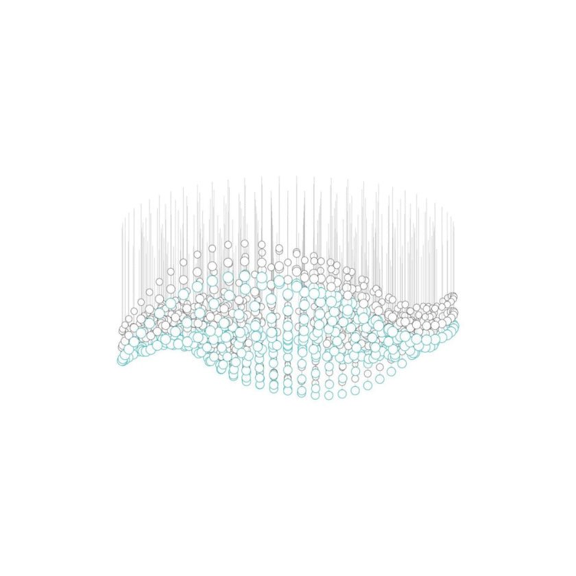 Pearl Curtain Customize Chandelier-Neutral Decor