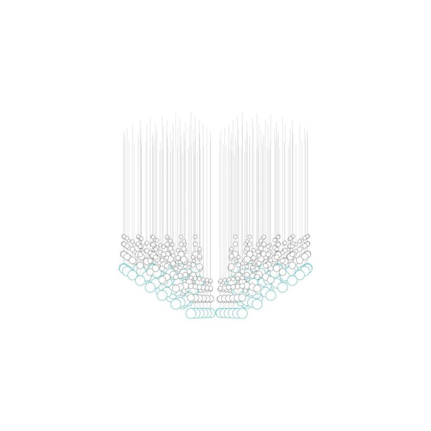 Pearl Curtain Customize Chandelier-Neutral Decor