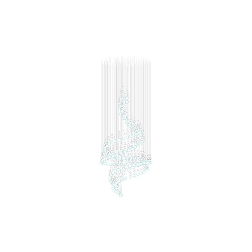 Pearl Curtain Customize Chandelier-Neutral Decor