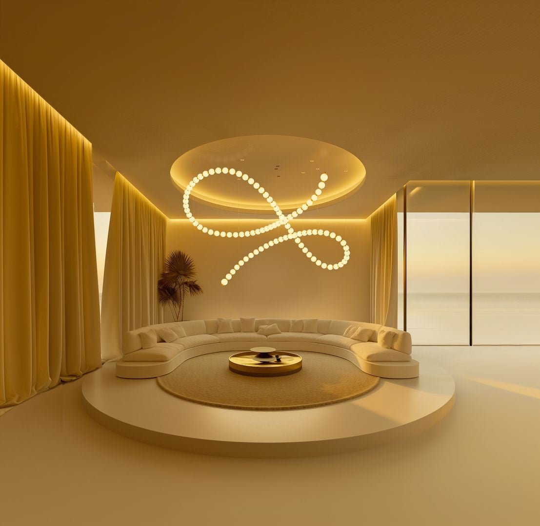 Pearl Drop Customize Chandelier-Neutral Decor