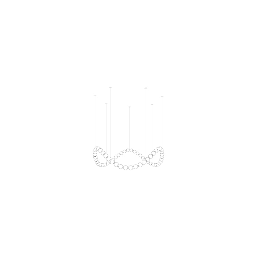 Pearl Drop Customize Chandelier-Neutral Decor