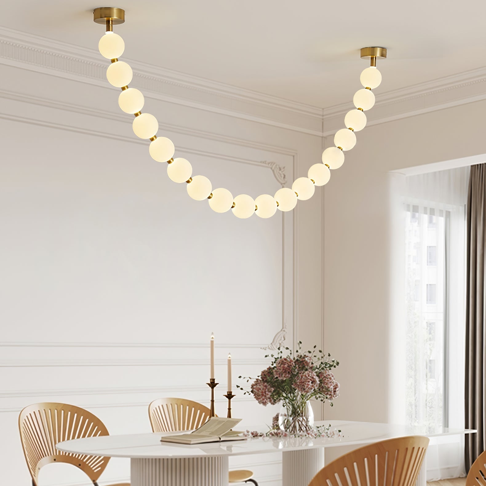 Kanell Brass Sputnik Chandelier-Neutral Decor