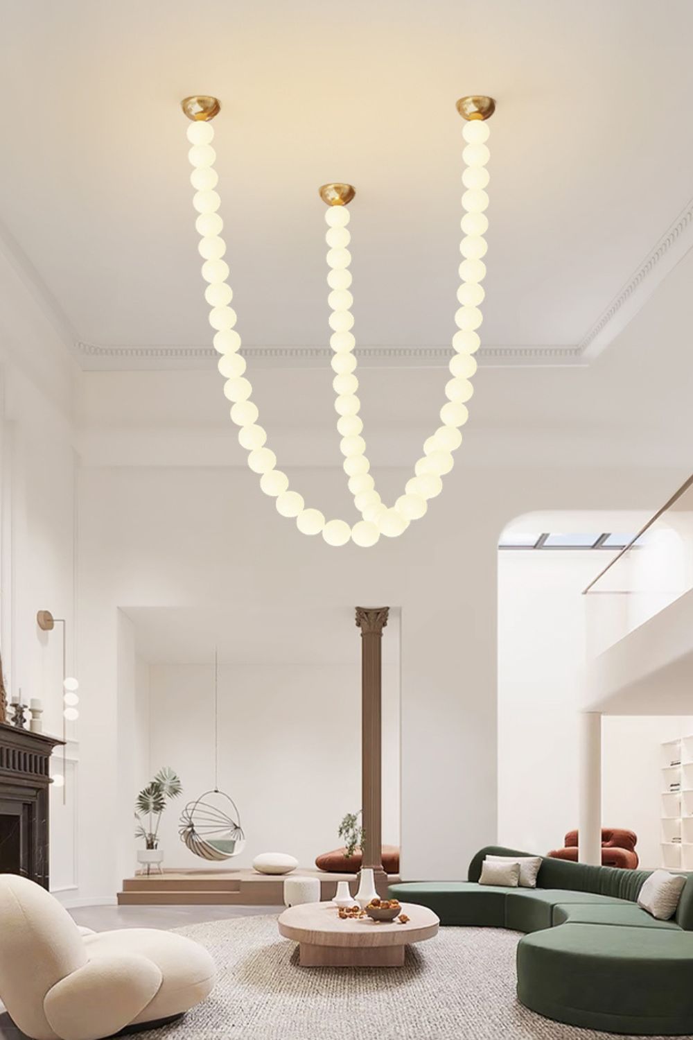 Kanell Brass Sputnik Chandelier-Neutral Decor