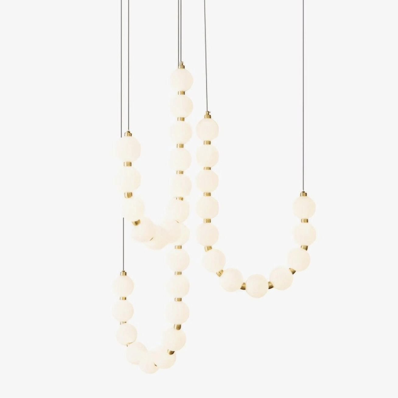 Gem Modern Acrylic Chandelier-Neutral Decor