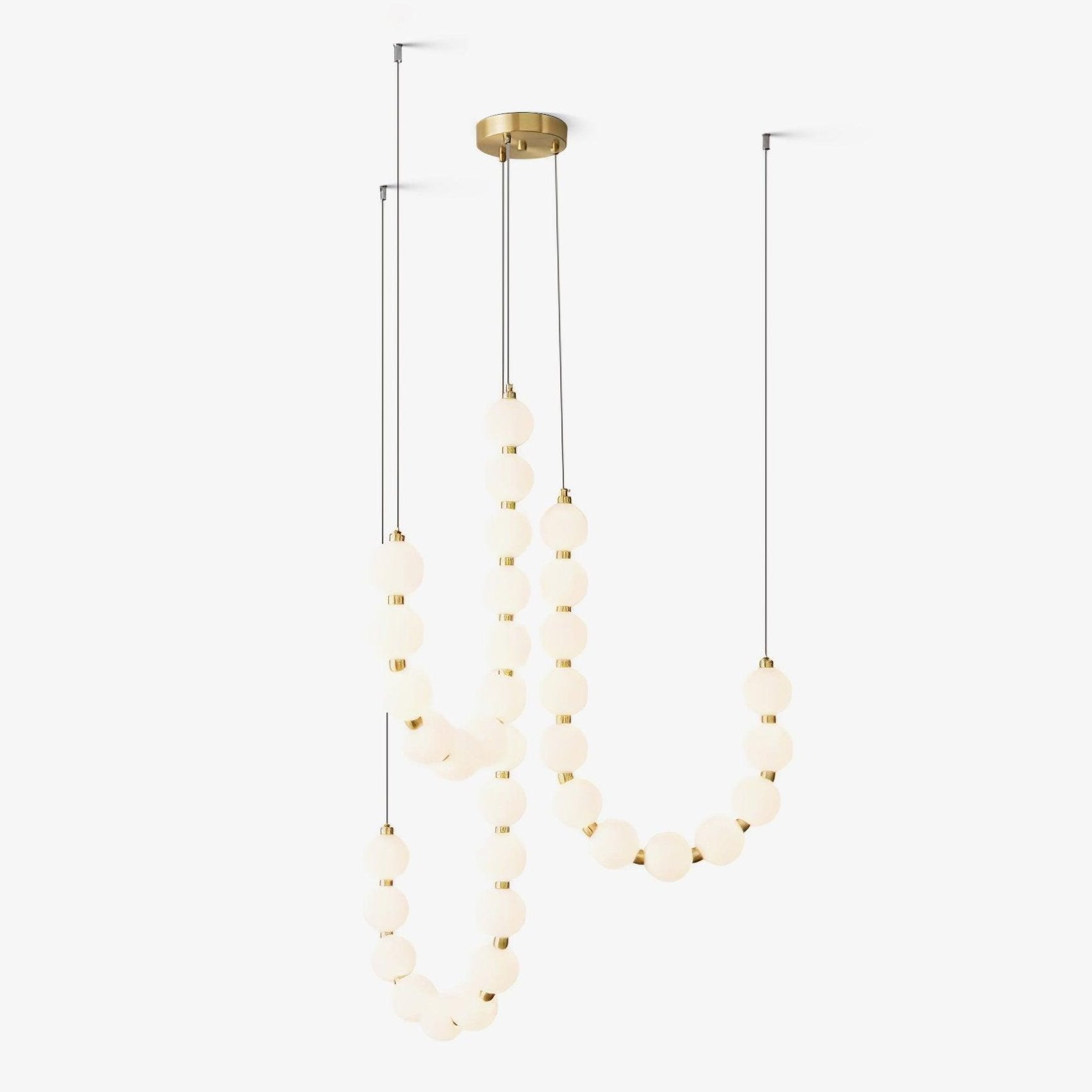 Gem Modern Acrylic Chandelier-Neutral Decor
