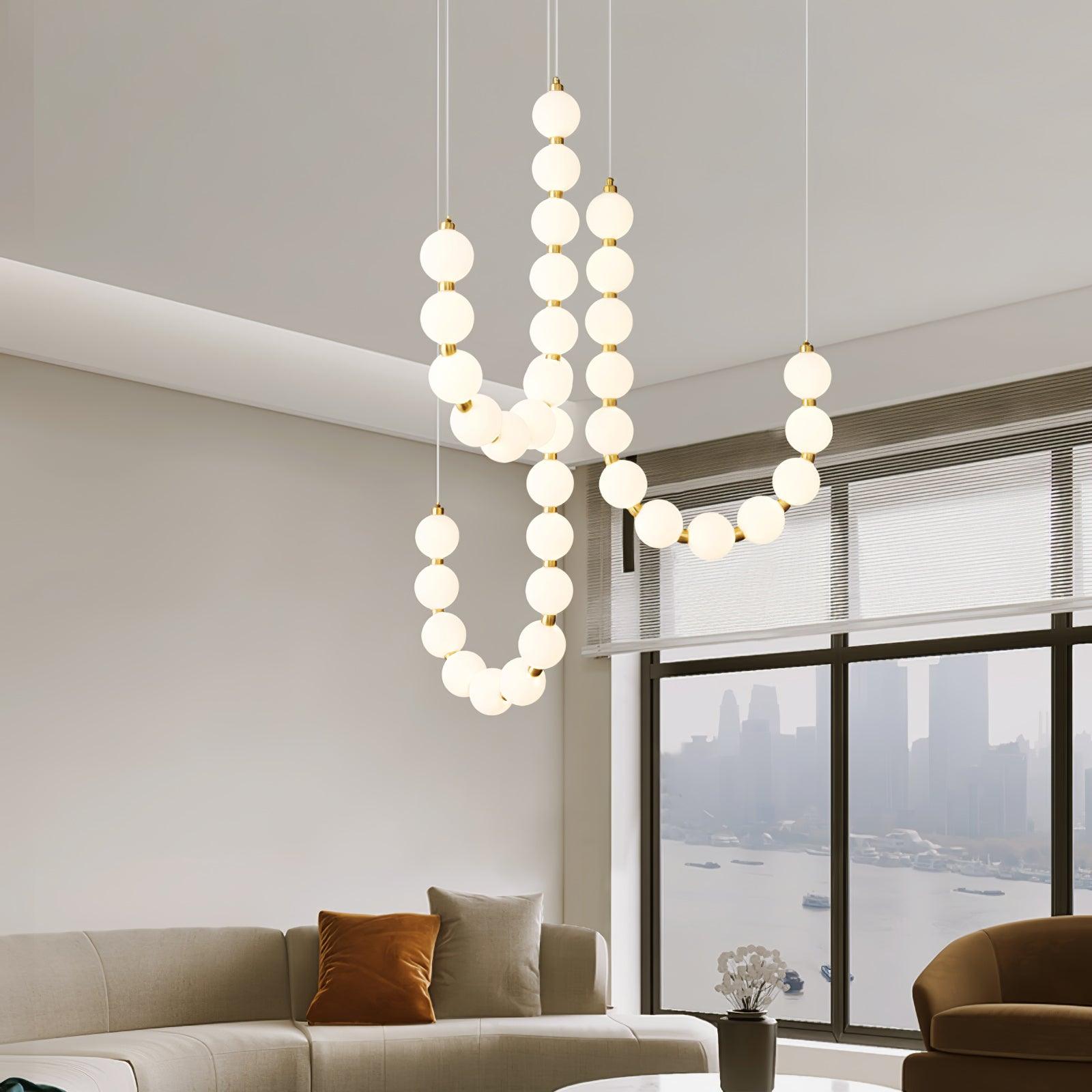 Gem Modern Acrylic Chandelier-Neutral Decor