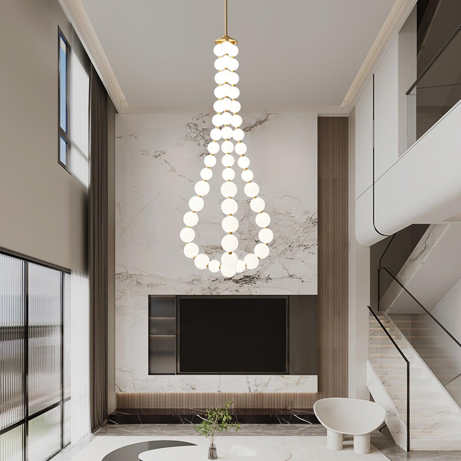 Gem Modern Acrylic Chandelier-Neutral Decor