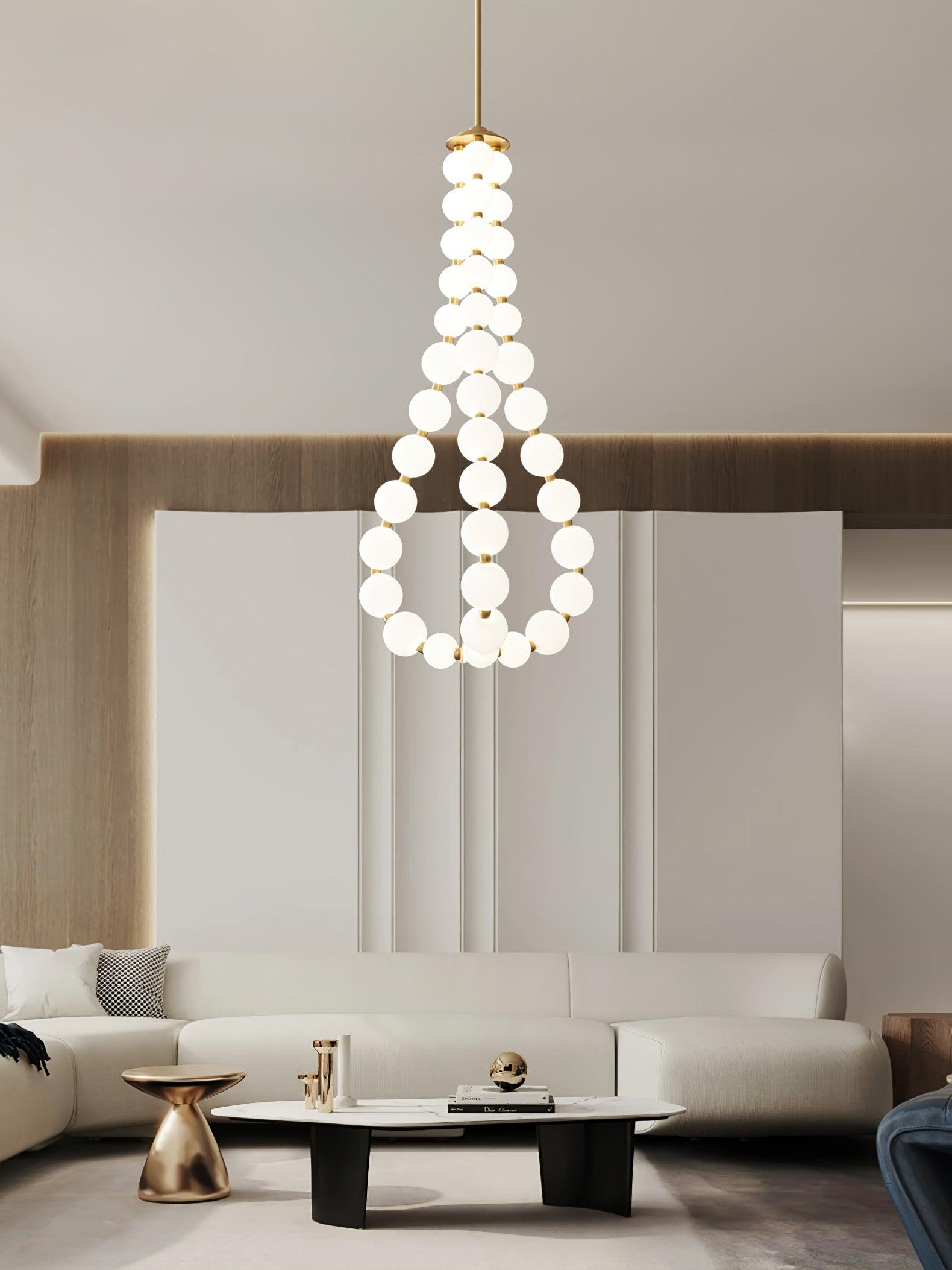 Gem Modern Acrylic Chandelier-Neutral Decor