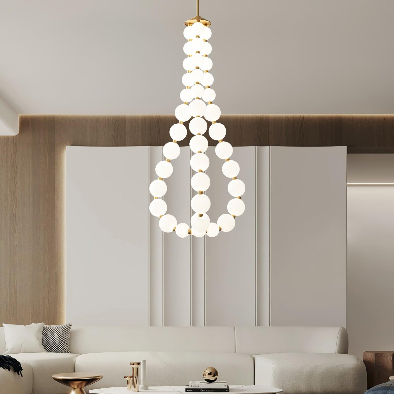 Gem Modern Acrylic Chandelier-Neutral Decor