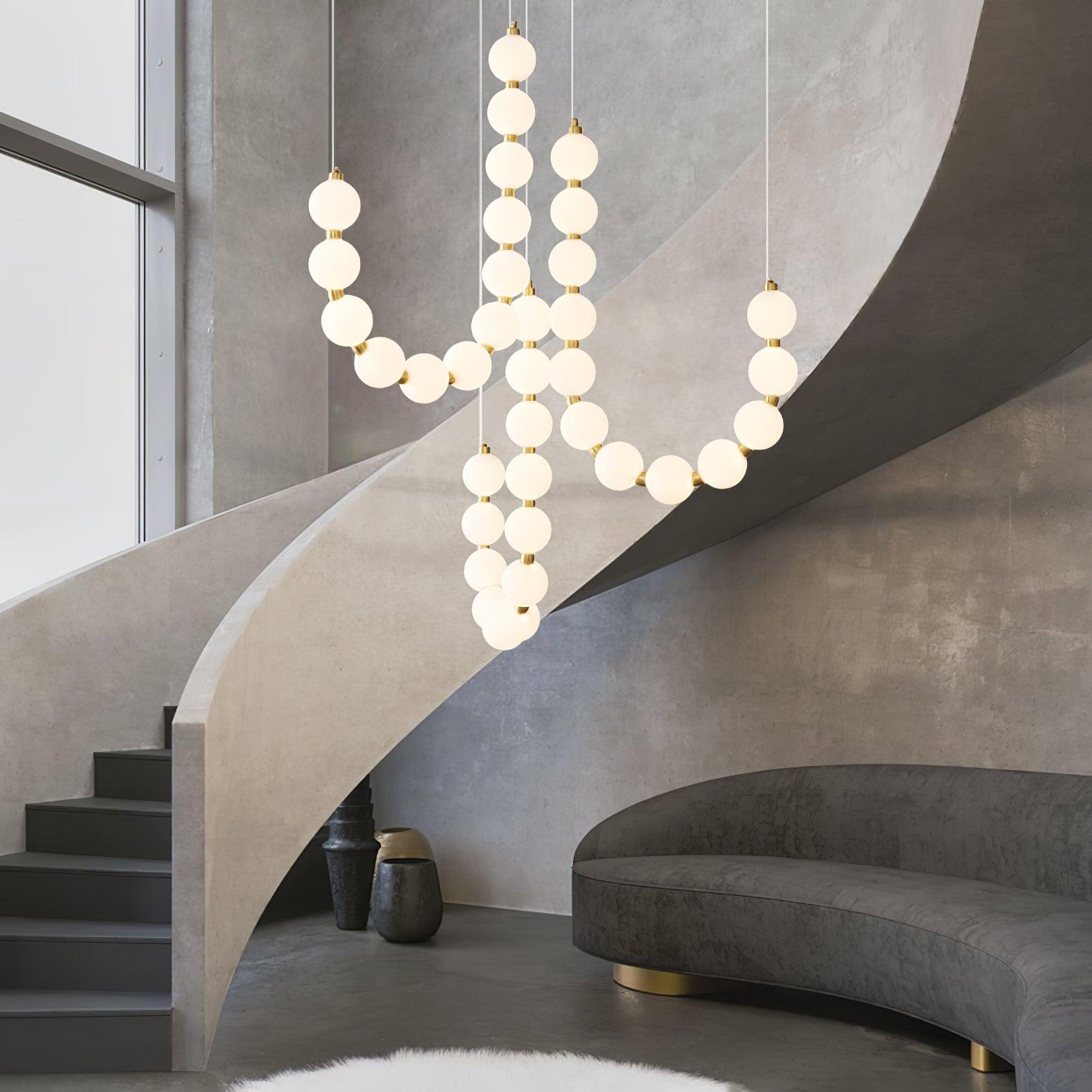 Gem Modern Acrylic Chandelier-Neutral Decor
