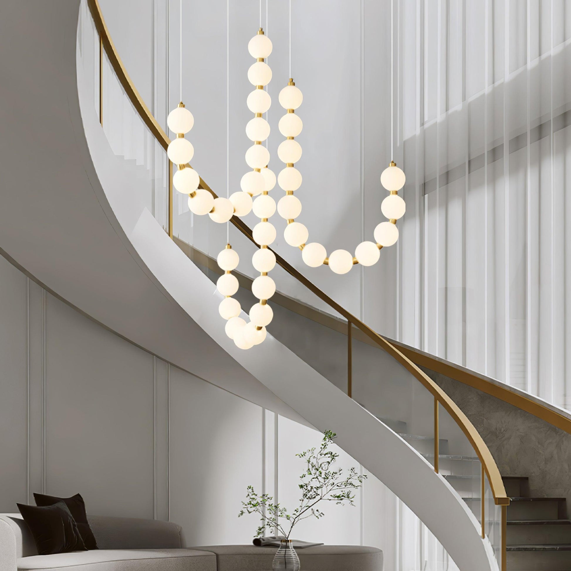 Gem Modern Acrylic Chandelier-Neutral Decor