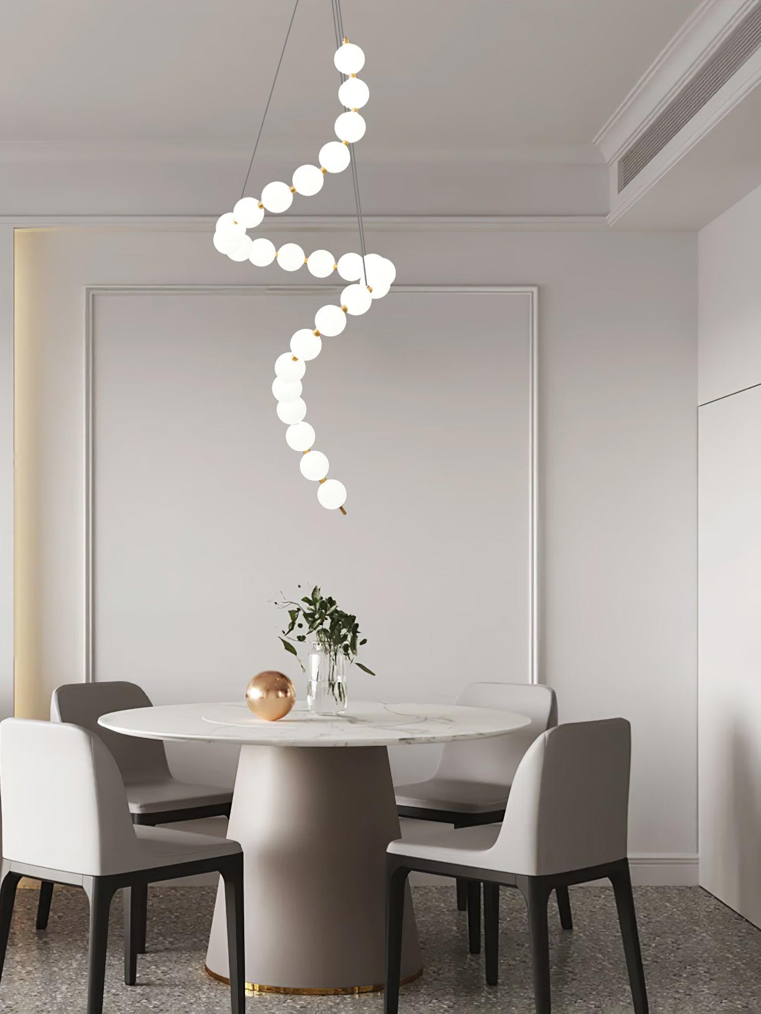 Gem Modern Acrylic Chandelier-Neutral Decor