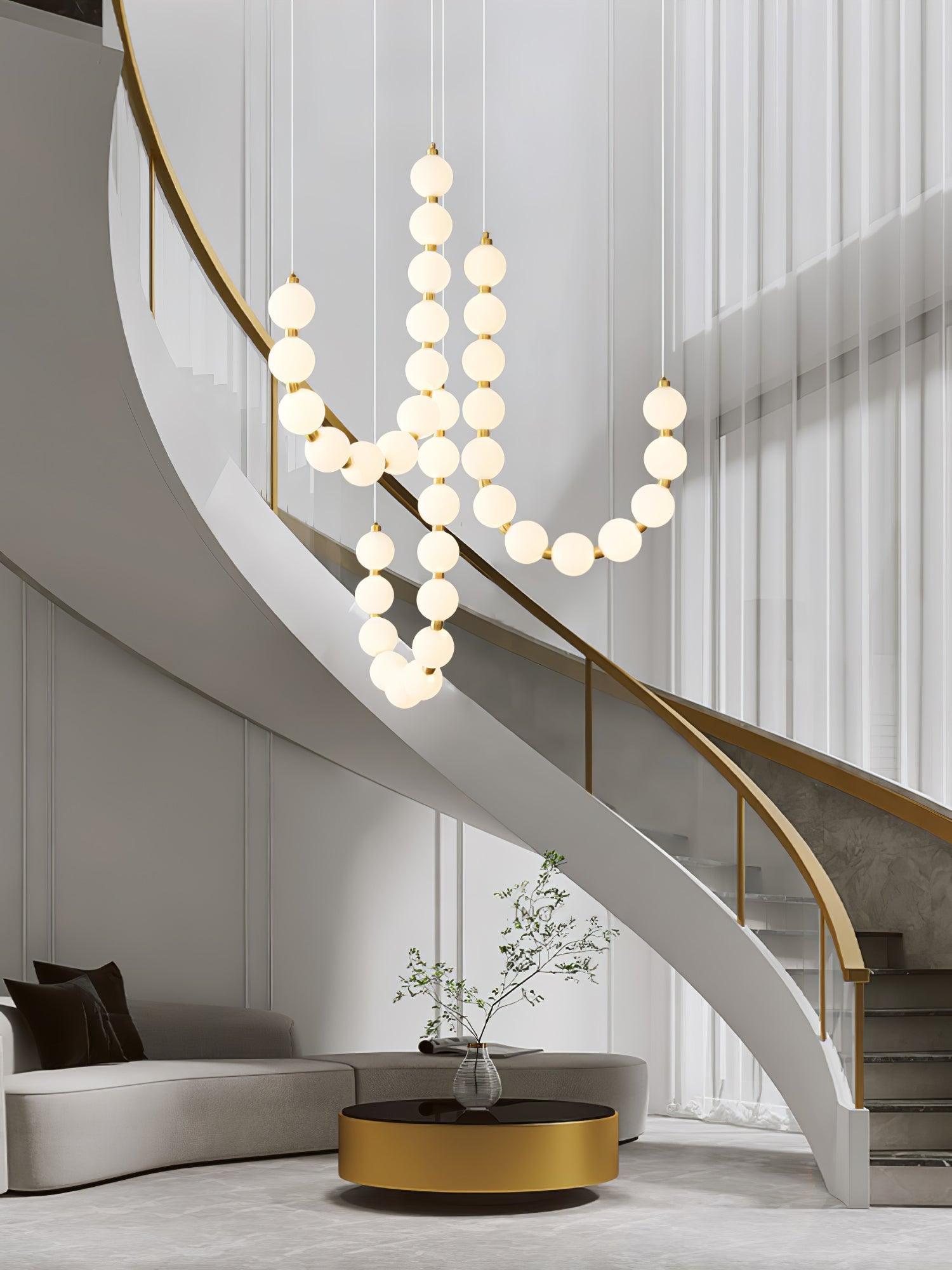 Gem Modern Acrylic Chandelier-Neutral Decor