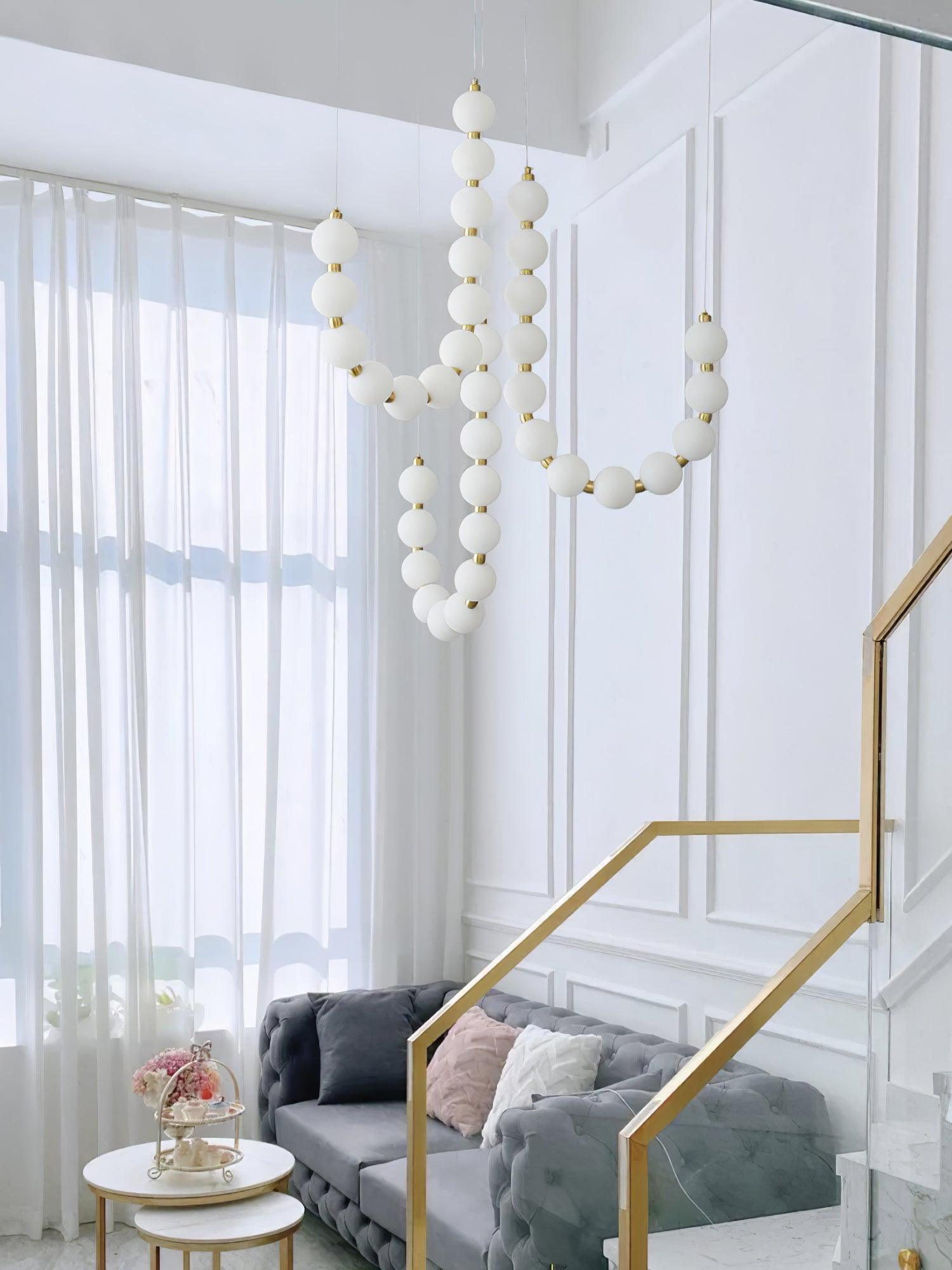 Gem Modern Acrylic Chandelier-Neutral Decor