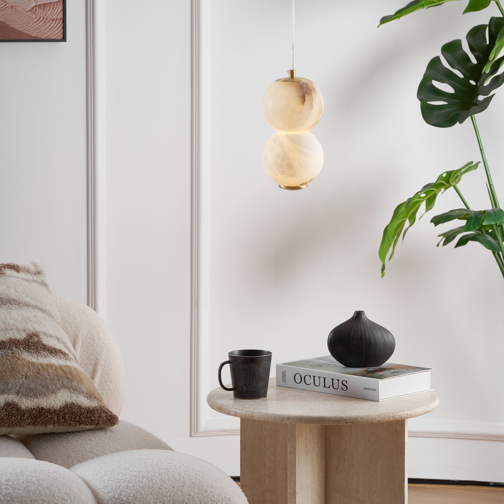 Ritta Alabaster Pendant Light Head 2 /3/4 - Neutralighting