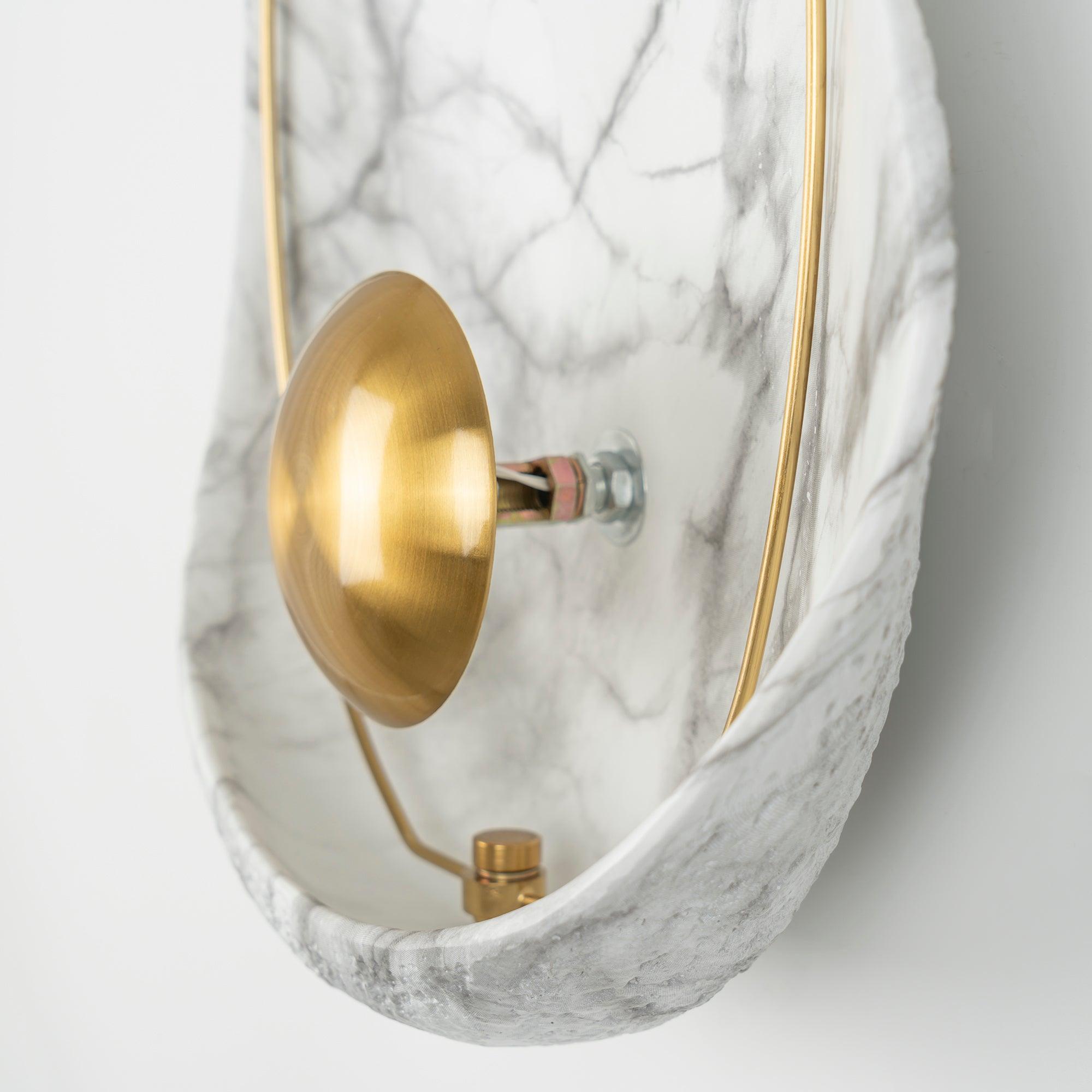Vethaora Premium Nordic Art Pearl Resin Wall Lamp-Neutral Decor