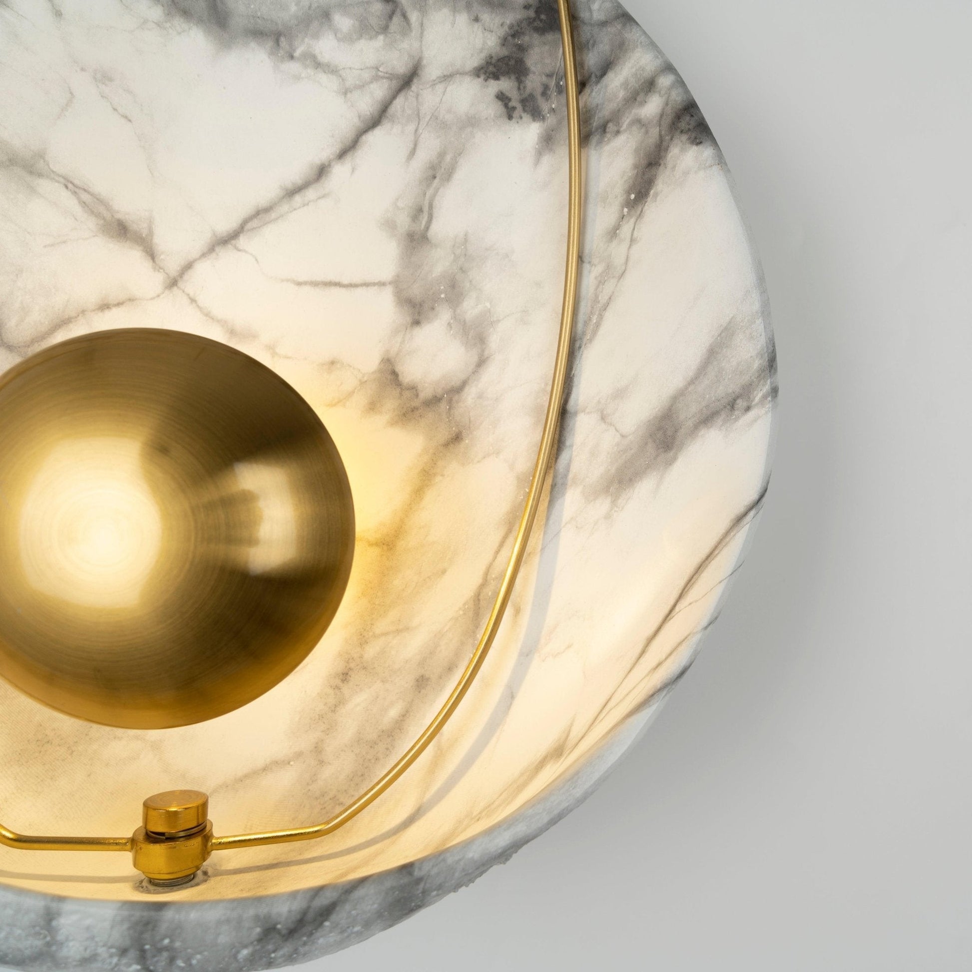 Vethaora Premium Nordic Art Pearl Resin Wall Lamp-Neutral Decor