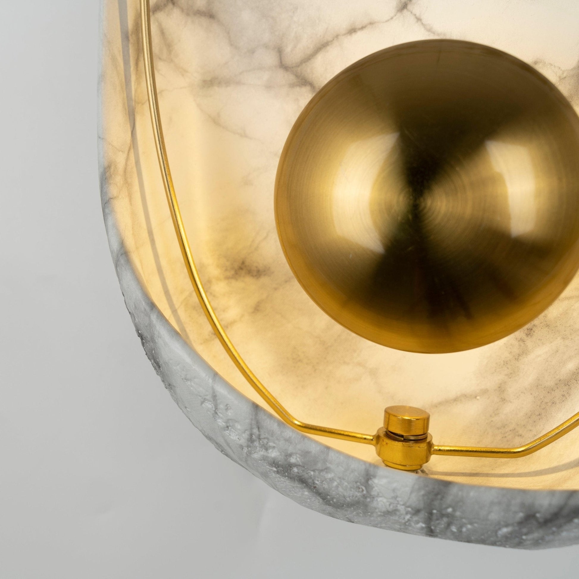 Vethaora Premium Nordic Art Pearl Resin Wall Lamp-Neutral Decor