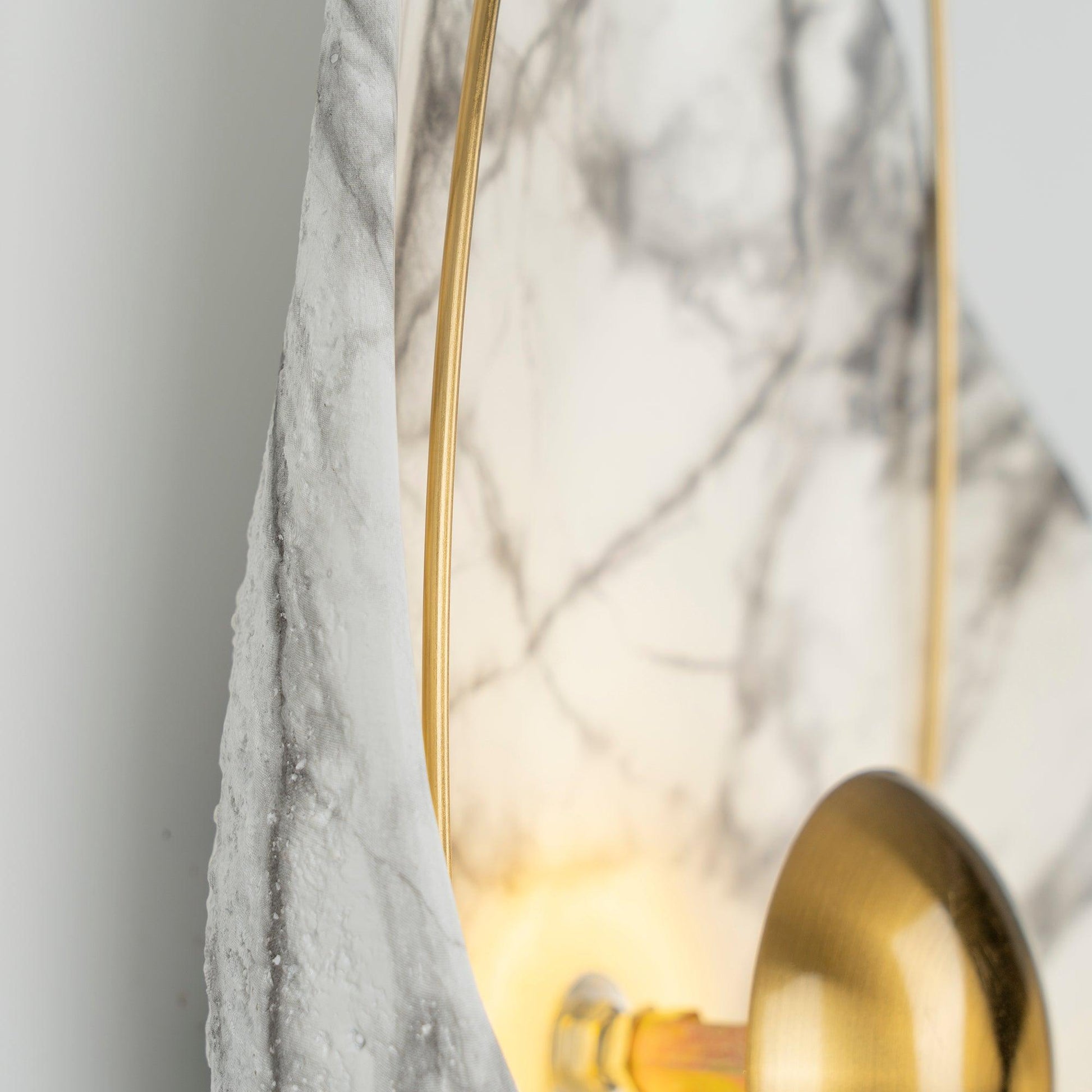 Vethaora Premium Nordic Art Pearl Resin Wall Lamp-Neutral Decor