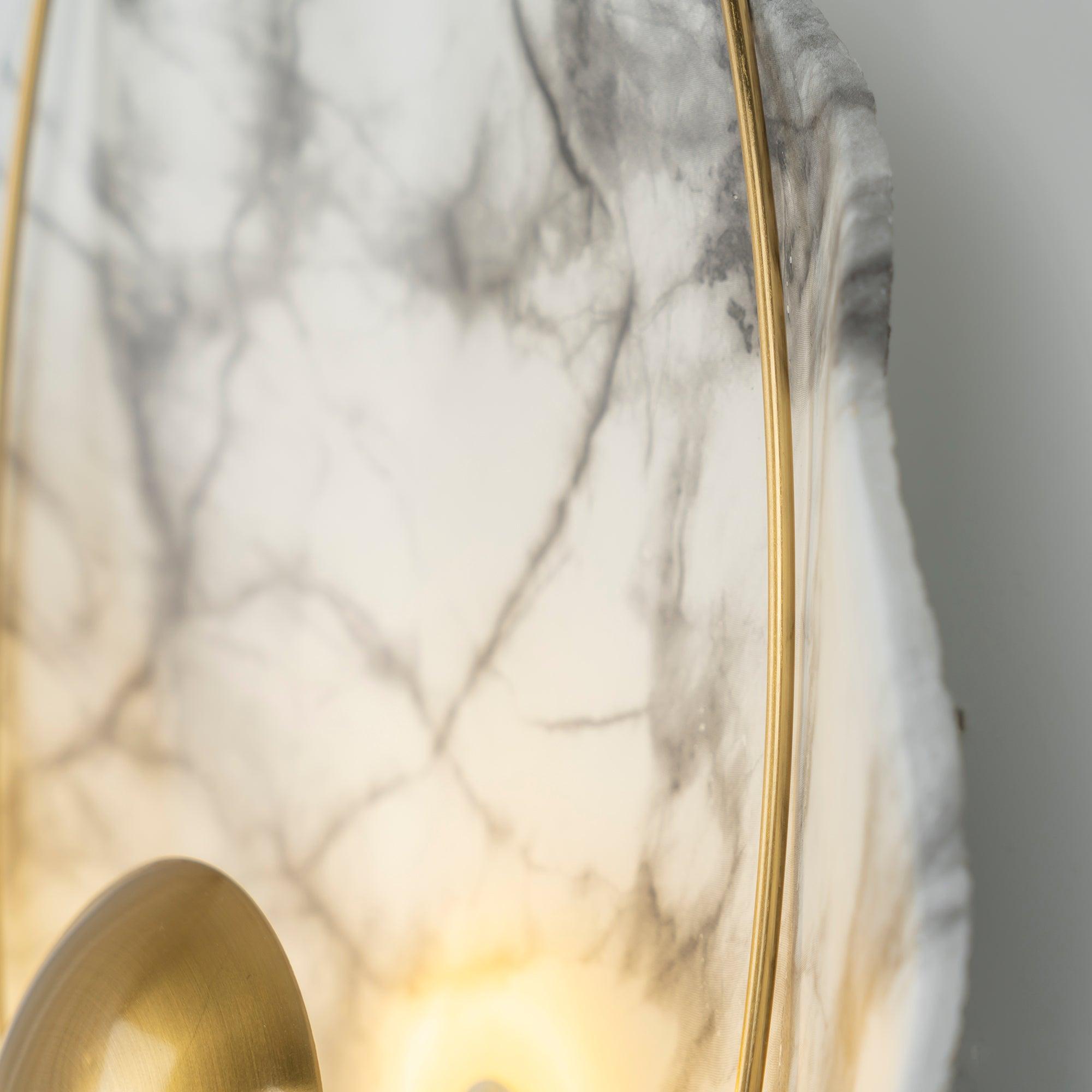Vethaora Premium Nordic Art Pearl Resin Wall Lamp-Neutral Decor