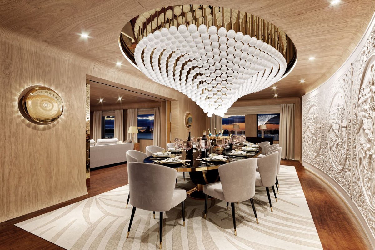Pearl Wave Customize Chandelier-Neutral Decor