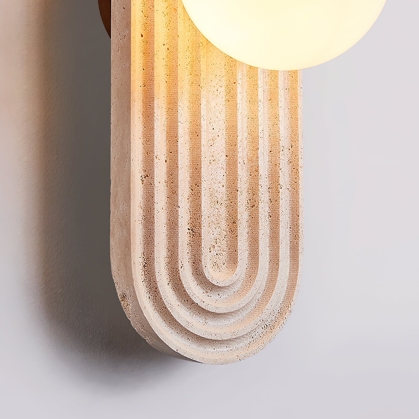 Pebivo Travertine Wall Lamp