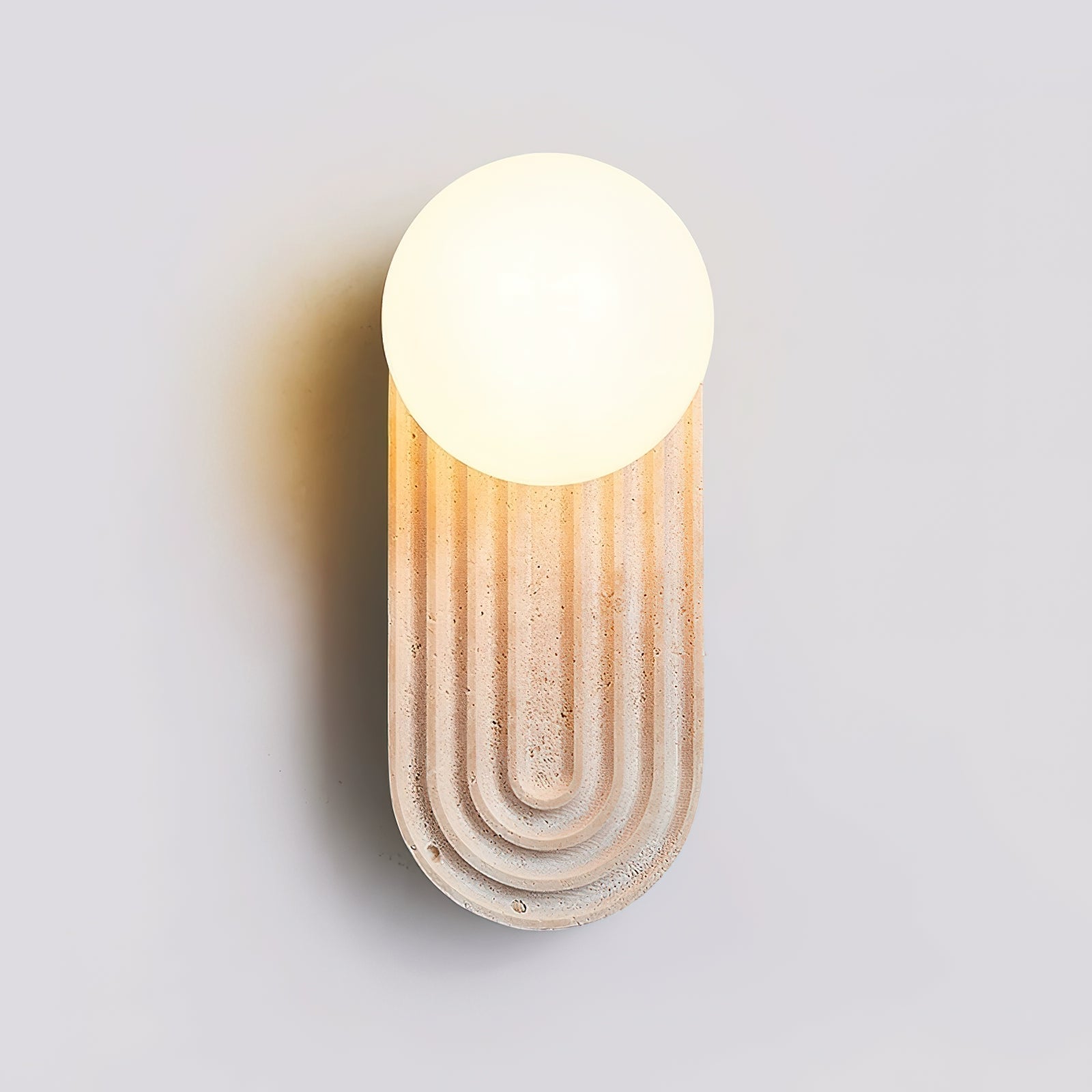 Pebivo Travertine Wall Lamp