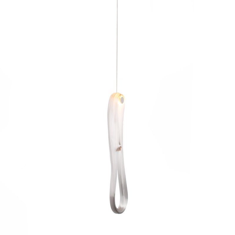 Pearlescent Filament Chandelier-Neutral Decor