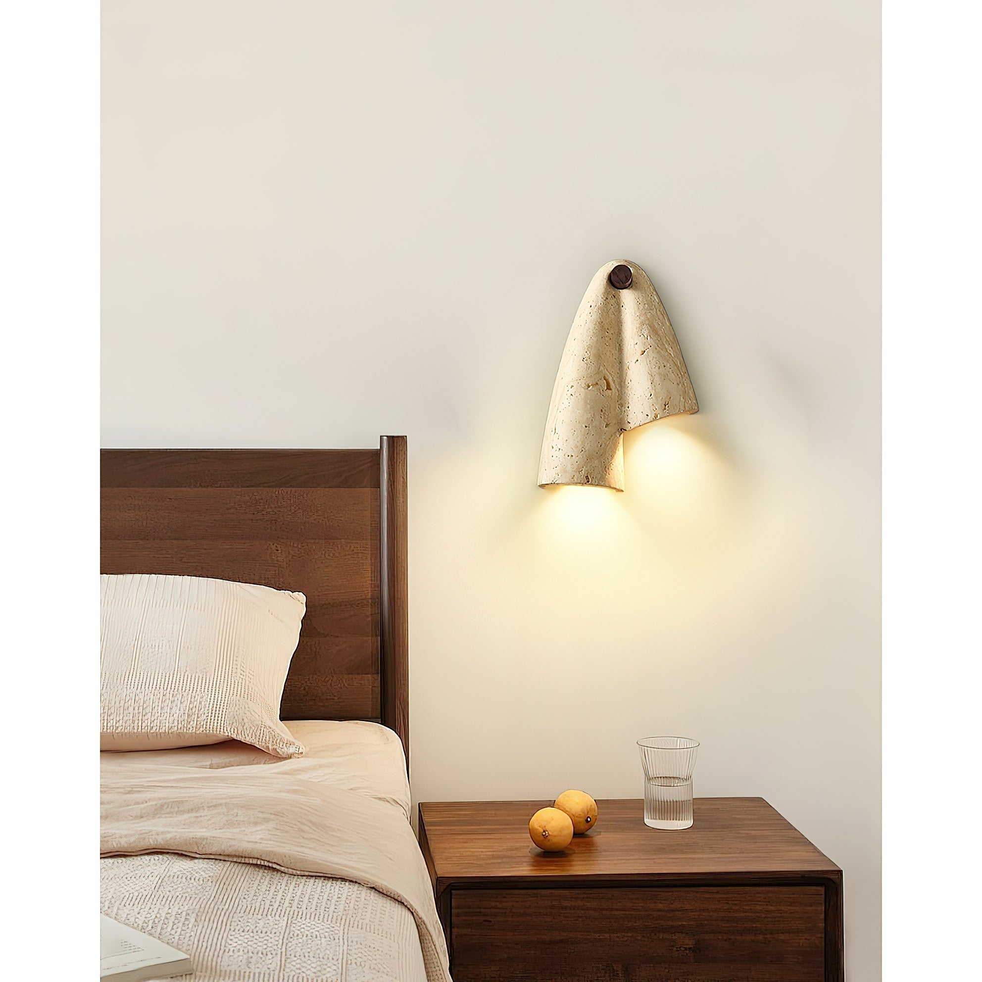 Vidoros Travertine Wall Lamp