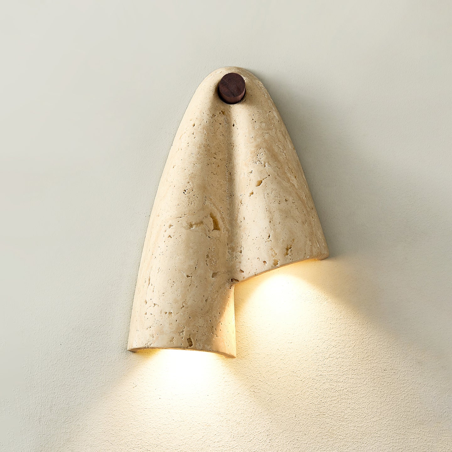 Vidoros Travertine Wall Lamp