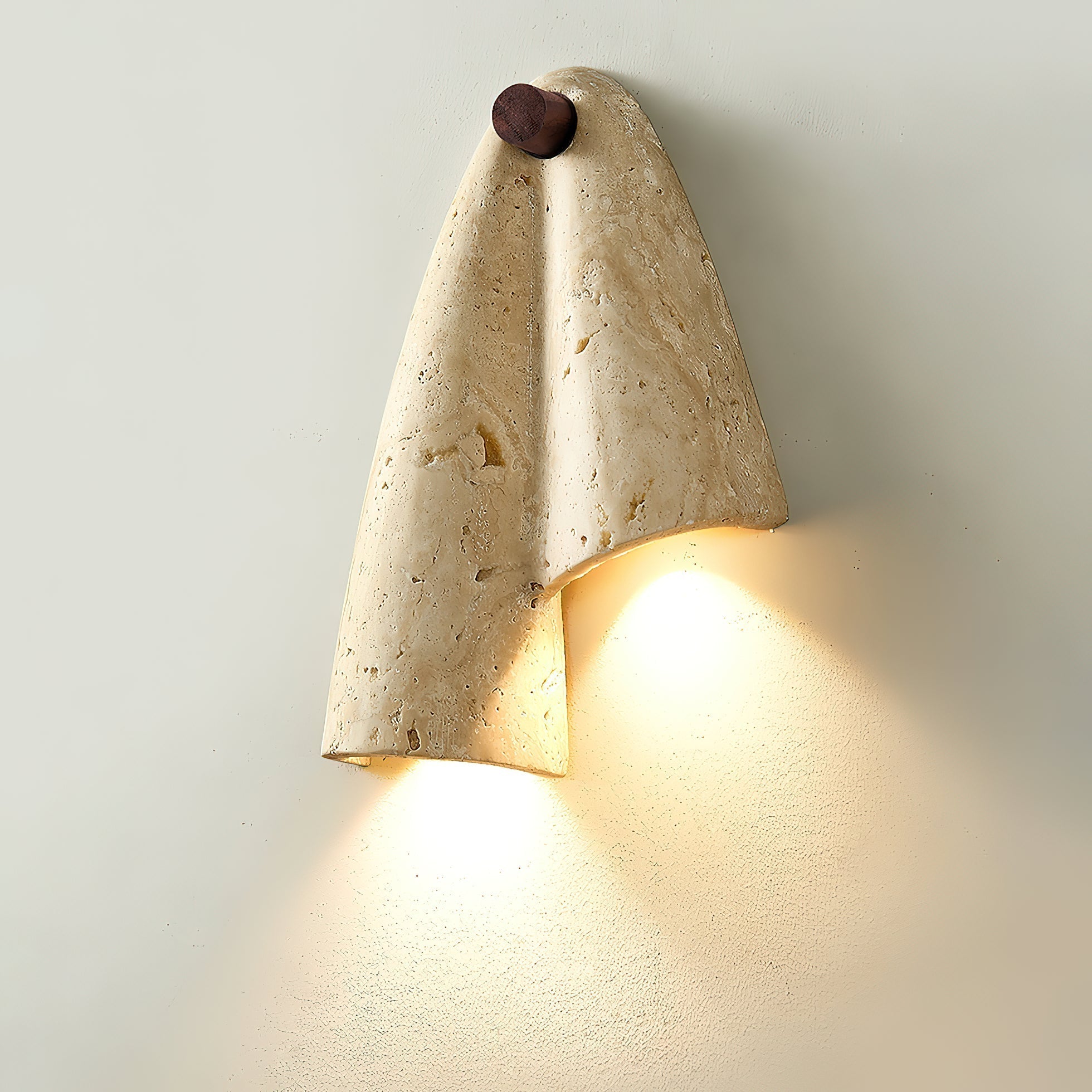 Vidoros Travertine Wall Lamp