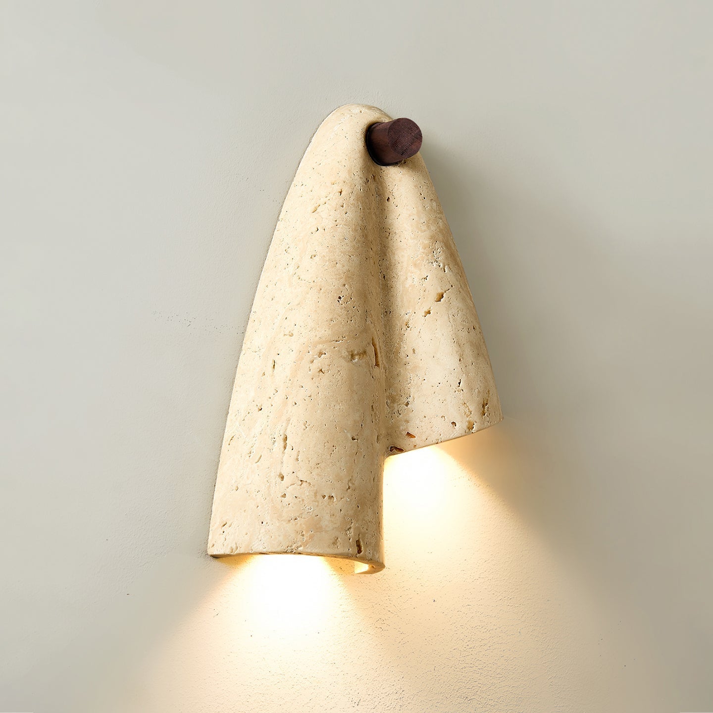 Vidoros Travertine Wall Lamp