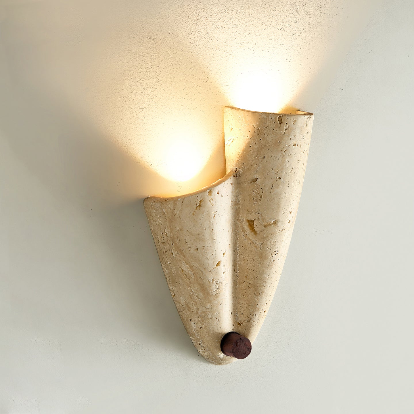 Vidoros Travertine Wall Lamp