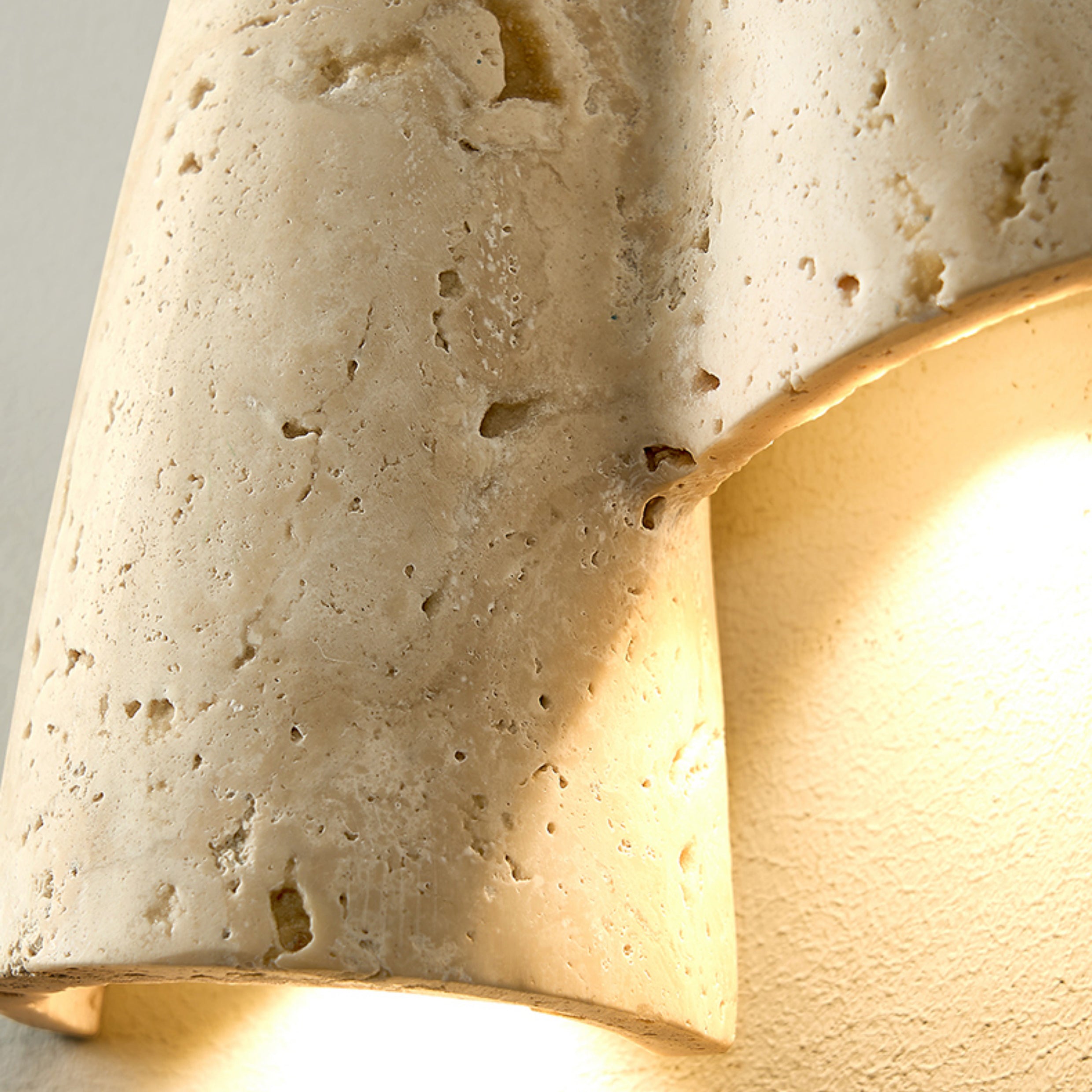 Vidoros Travertine Wall Lamp
